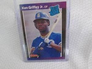lot 299 image: 1988 Donruss Ken Griffey Jr. Rookie...