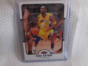lot 305 image: 2006 Fleer Kobe Bryant Card...