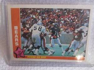 lot 315 image: 1985 Fleer Bears Offense...