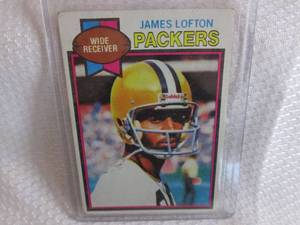 lot 322 image: 1979 Topps James Lofton Card...
