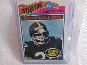 lot 336 image: 1977 Topps Franco Harris Card...