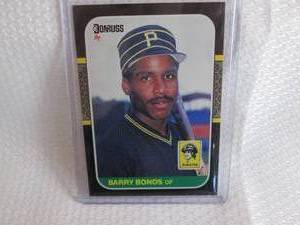 lot 354 image: 1986 Leaf Barry Bonds Card...
