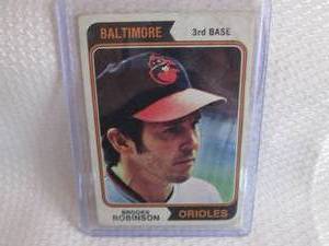 lot 356 image: Brooks Robinson Card...