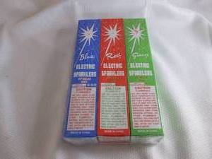 lot 368 image: 12- 8 ct pks Red, Green & Blue Spar...