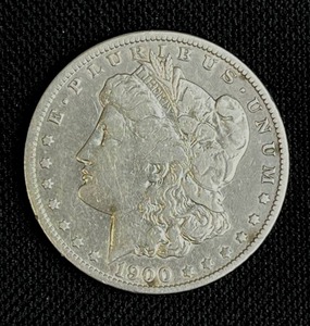 lot 7 image: 1900-O Morgan Silver Dollar AU-VFF