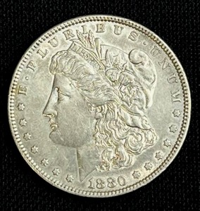 lot 29 image: 1880-P Morgan Silver Dollar AU-XF