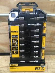 lot 21 image: DeWalt 38 Drive SAE and MM Bit Socket Set Model # DWMT73806CL 1129247.50