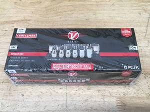 lot 23 image: Craftsman V Series 38 Drive SAE Socket Set Model # CMMT17330V 12272410