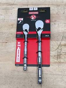 lot 27 image: Craftsman V Series 38 and 12 Drive Ratchet Set Model # CMMT86503V 12272418