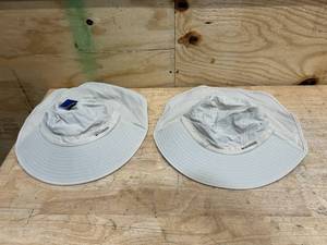 lot 36 image: MISSION Lot of 2- Sun Defender Cooling Neck Guard, Wide Brim Hats for Women and Men