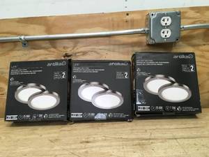lot 66 image: Lot of 3 - Artika Lumo LED Closet Lights