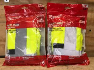 lot 99 image: Lot of 2 - Milwaukee High Visibility Performance Safety Vest Model # 48-73-5021