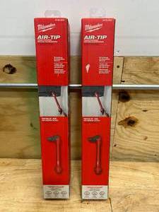 lot 58 image: MILWAUKEE Lot of 2-  AIR-TIP 1-14 in. - 2-12 in. Pivoting Extension Wand WetDry Shop Vacuum Attachments