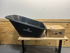 lot 105 image: CORONA Wheelbarrow, 10 Cu. Ft. Model WB 1010