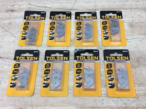 lot 141 image: Lot of 8 - Tolsen Hook Blade Sets (10 Blades Per Package) Model # 30113