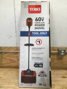 lot 3 image: Toro 60V Cordless Power Shovel Model # 39909T - Tool Only