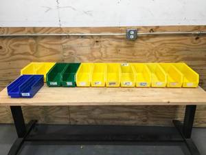 lot 126 image: Lot of Assorted Storage Bins