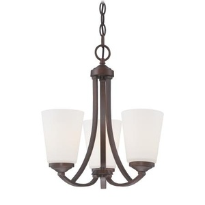 lot 22 image: Overland Park - 3 Light Mini Chandelier