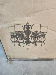 lot 80 image: 27 Magnolia Ceiling Lamp - New in Box