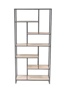 lot 115 image: MTL WD BOOK SHELF 30X64