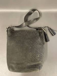 lot 23 image: Coach Leather Shoulder Bag with Tassels
