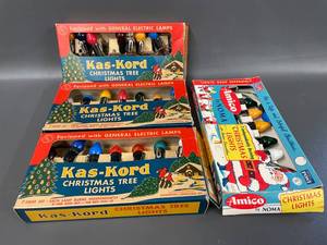 lot 26 image: Vintage Kas-Kord & Amico Christmas Tree Lights