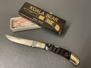 lot 75 image: Taylor Cutlery Koala Bear Handmade Folding Knife with Box