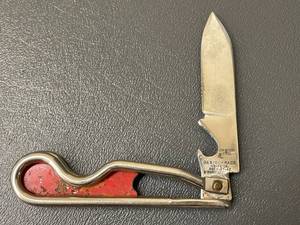 lot 89 image: Vintage Geo Schrade Pocket Knife Folding Blade Rare Collectible