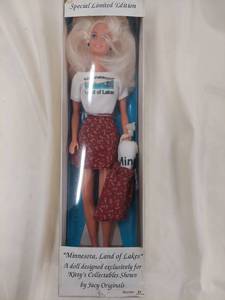 lot 114 image: Jacy Originals Limited Edition Barbie Doll - Minnesota