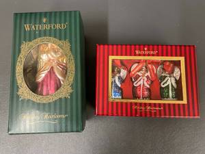 lot 122 image: Waterford Holiday Heirlooms Angel Ornaments