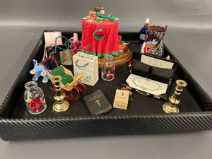 lot 125 image: Miniatures Collection with Gucci Decor Vignettes