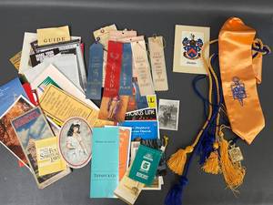 lot 145 image: Vintage Ephemera Lot State Fair Ribbons & Brochures