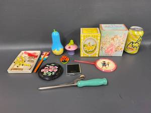 lot 59B image: Vintage Assorted Collectibles & Revlon Compact Lot