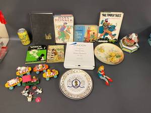 lot 65B image: Vintage Book and Collectible Toy Lot - Dunoon, Classic Novels