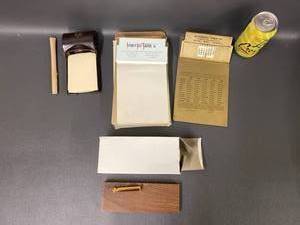 lot 71B image: Vintage Office Set Notepad & Perpetual Calendar