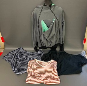 lot 93B image: Womens Maternity Clothing Lot with Hoodie