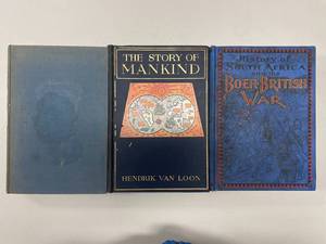 lot 16A image: Vintage Books Collection Story of Mankind, Boer War, Rare Editions