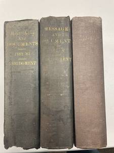 lot 17A image: Antique 1882-84 US Government Documents Book Volume Collection