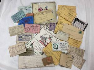 lot 16K image: Vintage 1940s Documents - Labor, etc. and Nameplate Collection
