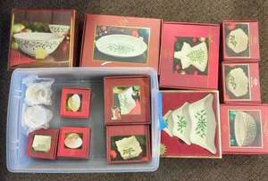 lot 50K image: Lenox Holiday Themed Dishware Collection