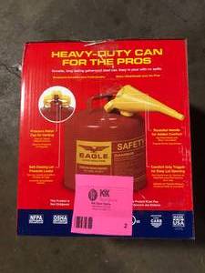 lot 2 image: 5 Gallon Galvanized Steel Can Customer Return Review all pictures
