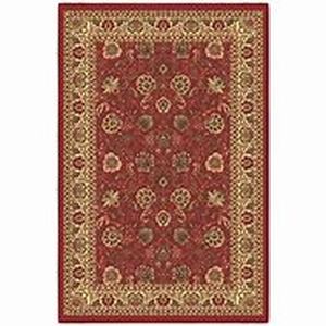 lot 20 image: Ottomanson Ottohome Collection Non-Slip Rubberback Oriental Design 3x5 Indoor Area Rug, 3 ft. 3 in. x 5 ft., Dark Red Customer Return Review all pictures