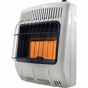 lot 29 image: Mr. Heater 20,000 BTU Vent Free Radiant Natural Gas or Propane Dual Fuel Space Heater Customer Return Review all pictures