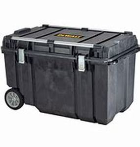 lot 12 image: DEWALT Tough Chest 38 in. W 63 Gal. Polypropylene Rolling Tool Box Customer Return Review all pictures