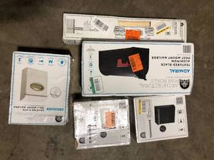 Mix lot of Mailboxes Black and Various Colors Customer Returns Review all pictures