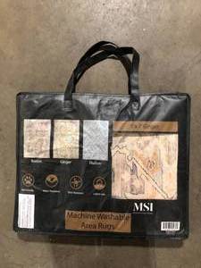 MSI 5 X 7 Ginger Washable Rug Customer Returns Review all pictures