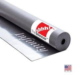 The Silencer 100 sq. ft. 3 Ft. x 33.34 ft. x 1.2mm Premium Sound and Vapor Barrier for Hardwood, Eng Wood Customer Returns review all pictures