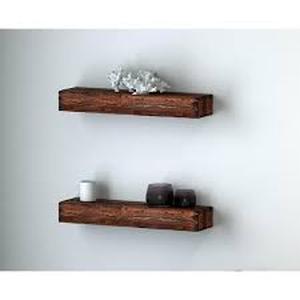 northbeam 24 in. Distressed Floating Shelves (2-Piece) Customer Returns review all pictures
