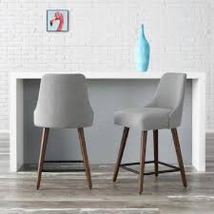 StyleWell 25 in. Benfield Stone GraySable Wood Upholstered Counter Stools with Back (Set of 2) Customer Returns review all pictures