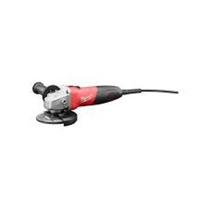 Milwaukee 7 Amp Corded 4-12 in. Small Angle Grinder with Sliding Lock-On Switch Customer Returns review all pictures